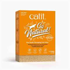 Catit Go Natural Pea Husk Vanilla Clumping Cat Litter